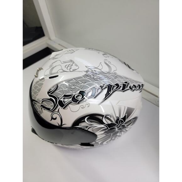 Scorpion EXO-R410 Orchid Graphic Helmet White, Size S - Picture 5 of 11